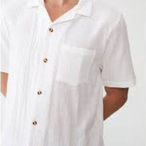 COTTON ON Men's Riviera Short Sleeve Shirt